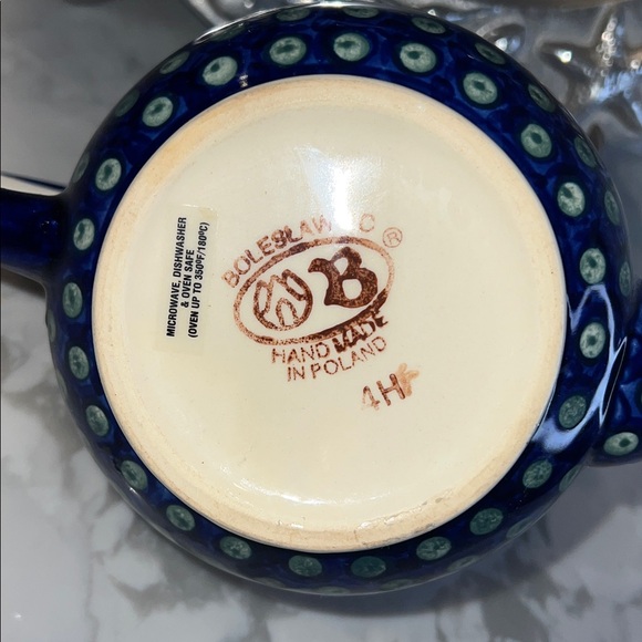 Boleslawiec Polish Pottery Strawberry Teapot - Picture 11 of 14